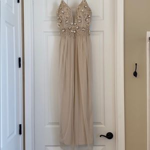 Floral Bridesmaid Gown